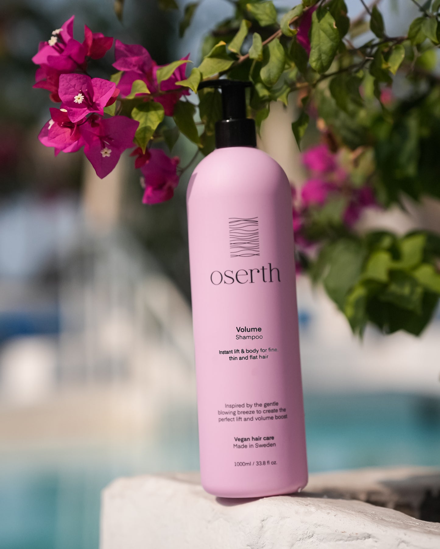 Oserth Volume Collection – Lightweight, vegan haircare products that add body, bounce, and natural volume to your hair.